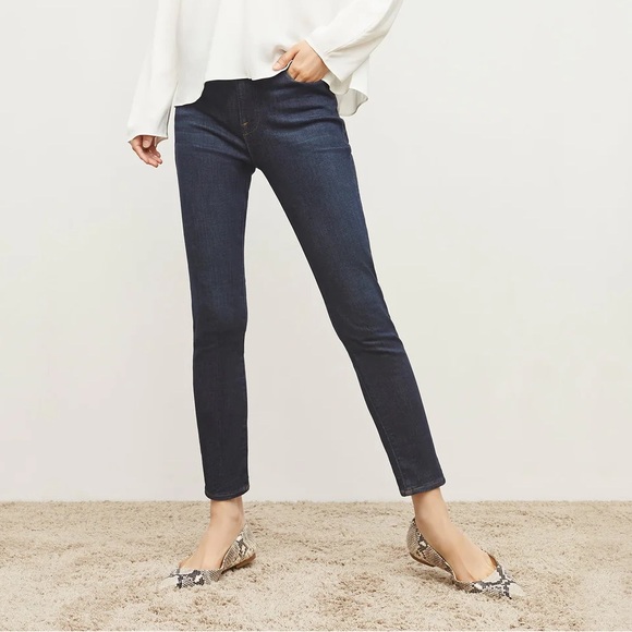 The Frame Denim Le High Skinny Crop Jean - Samira - Picture 2 of 6